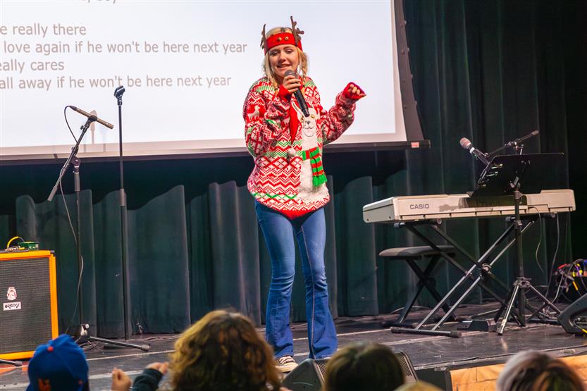 Students enjoy the Renaissance High Coffeehouse